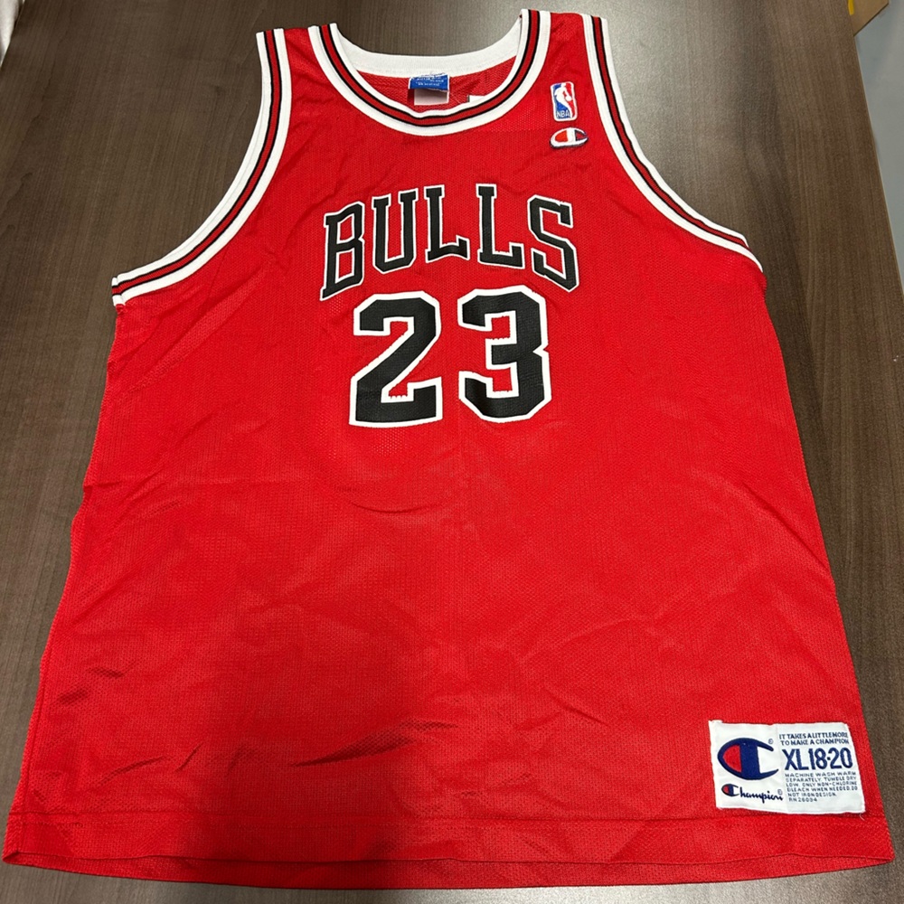 Vintage Chicago Bulls Michael Jordan Champion Jersey Size XL Youth